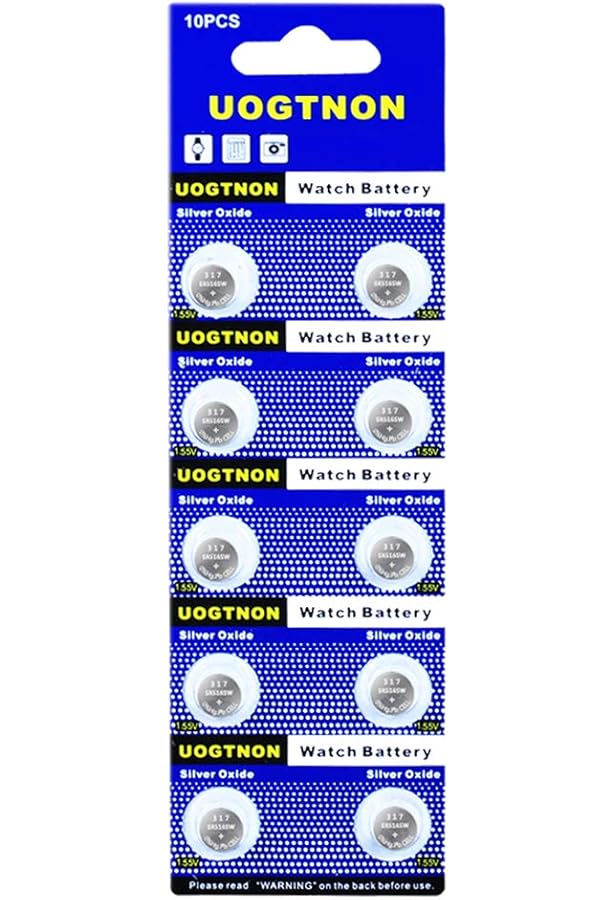 4 Batterie Orologio Renata 317 1,55 V SR516SW SR516 SW SR62 - Foto 2