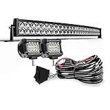 DOT 5D Curved 32" 180W Led Light Bar+2x 4 60W Led