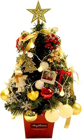 Amazon Ledmomo クリスマスツリー 50cm クリスマス 飾り 3d ミニ プレゼント 卓上 テーブル 小物 置物 室内 装飾 クリスマスグッズ Ledライト クリスマスツリー おもちゃ
