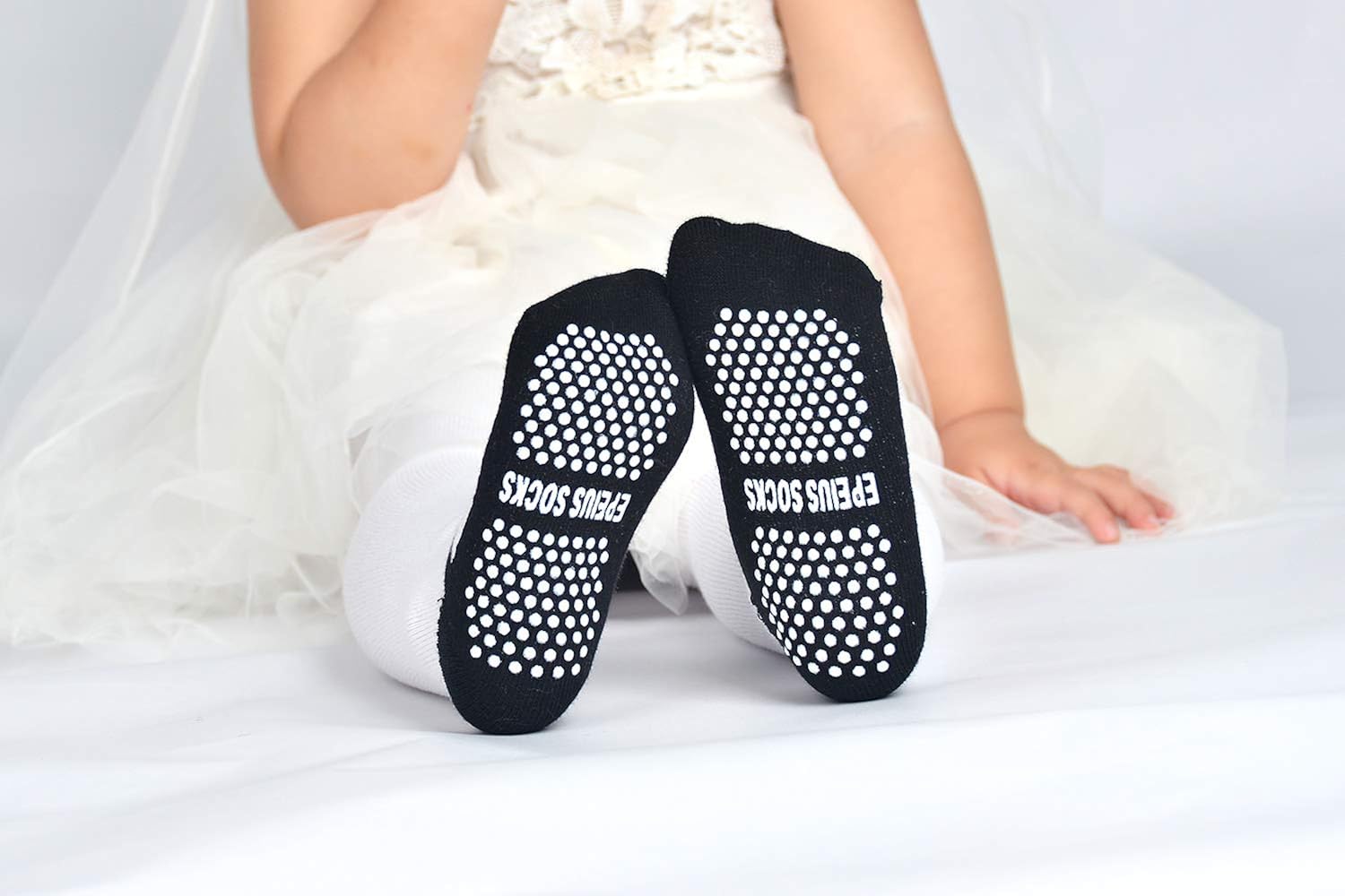 Epeius Baby Tights Seamless Non Slip/Skid Grip Leggings Cotton Pantyhose Newborn Infant Toddler 3-Pack: Clothing
