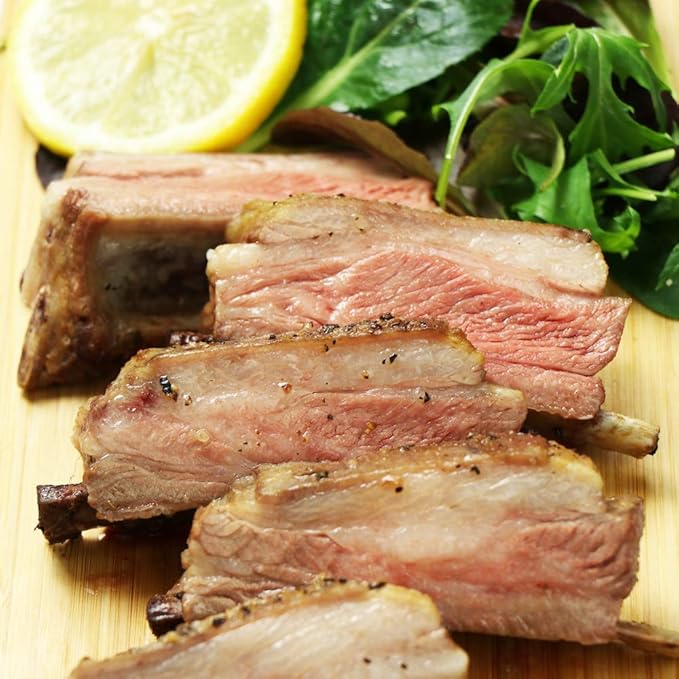 Amazon ミートガイ ラムスペアリブ 2ラック入り 約600g ニュージーランド産 仔羊 ラム肉 羊肉 New Zealand Double Lamb Spare Rib Racks The Meat Guy 羊肉 通販