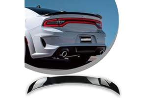 Auraroad Rear Spoiler Compatible with Charger 2011-2022 RT SXT SRT,Hellcat Style Rear Trunk Ducktail Lip Wing (Glossy Black)