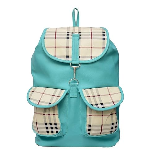 JSPM Girl's Casual Backpack (Green Color-SP-1400)