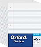 Oxford Loose Leaf Paper College Ruled - 1000 Pack