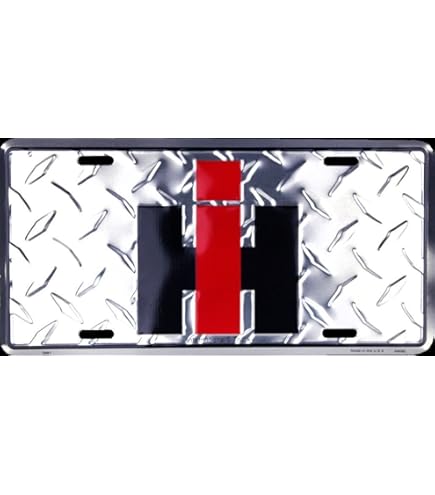 International Harvester License Plate Frame - Aluminum Decorative Car Front Plate 6x12 Inch