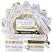 Bride Tribe Hair Tie Cards. to Have and to Hold, Your Hair Back. Help Me Tie The Knot. Bachelorette, Wedding Shower, Party Favors for Bridesmaids (Pack of 6, Black & Gold)