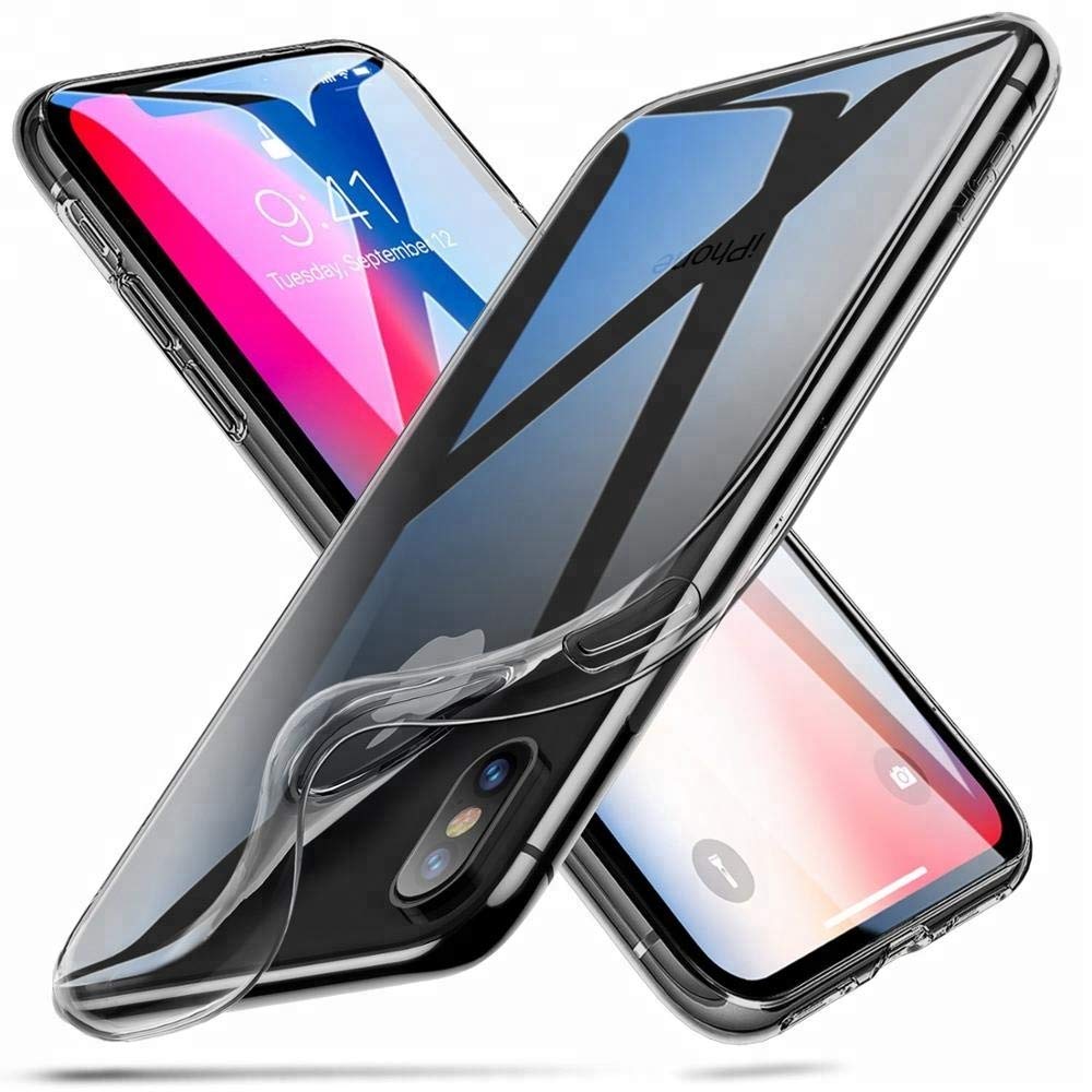 Case iPhone x Slim Clear Soft TPU Case for iPhone Xs 5.8 inch/iPhone X, Soft Flexible Cover Compatible for 5.8 inch(2017 & 2018 Release)(Jelly Clear)
