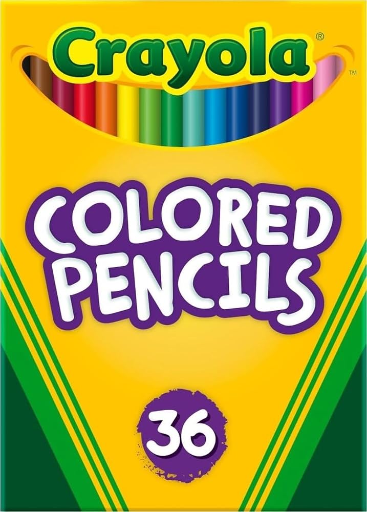 Crayola Colored Pencils (36ct), Teacher School Supplies for Kids & Adults, Preschool Classroom Must Haves, Coloring Gift, Age