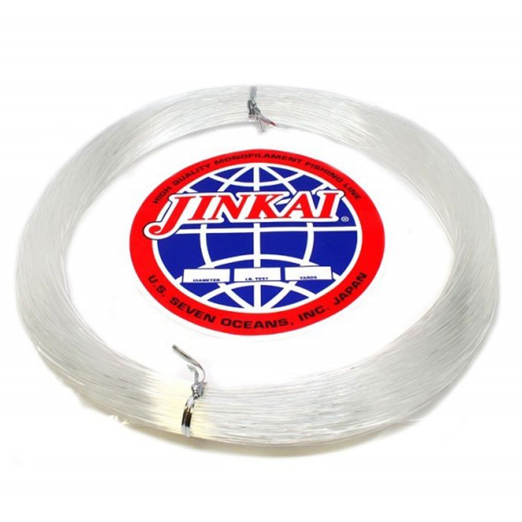 JINKAIPremium Monofilement Leader - 100yd Coil - 50lb-600lb - Crystal Clear