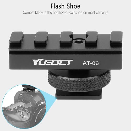 Adattatore Hot Shoe A Slitta Picatinny 20mm Con Foro 1/4 – Per Fotocamere, Finder, Telescopi E Puntatori A Punto Rosso - 5