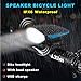 DARKBEAM USB Super Bright Bike Light Set Rechargeable Waterproof LED Bicycle Horn Headlight Taillight Lights Front and Rear Easy to Install Cycling Safety Commuter Best for Mountain Road