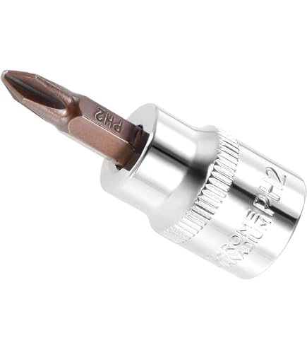 CoCud Torx Bit Socket, 1/4 Drive X T15 S2 Steel CR-V Torx Star Socket Impact Bit Screwdriver Sockets Adapter Applications For Fastening Screws 1 Pieces