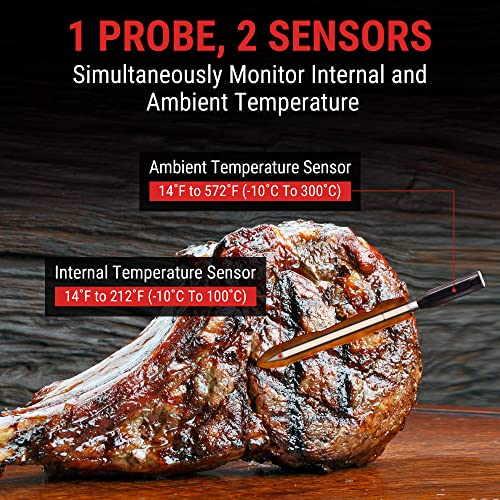 ThermoPro TempSpike Premium Truly Wireless Meat Thermometer up to 500