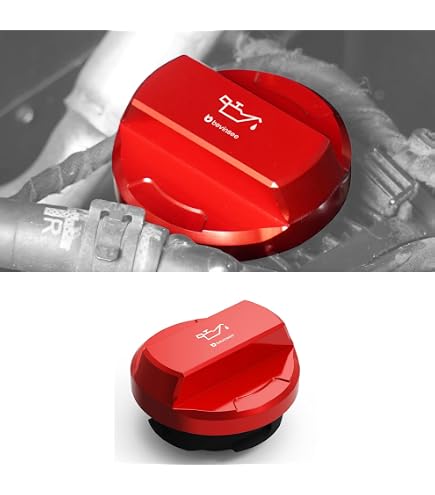 VSREI Bouchon De Remplissage D’Huile Moteur – Compatible VW Audi A3, Atlas, Beetle, Golf, Jetta – OEM 06K103485A