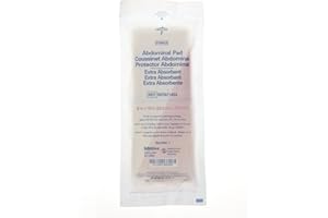 Medline NON21454Z Pad, Abdominal, 8" x 10", Sterile, Lf (Pack of 18)