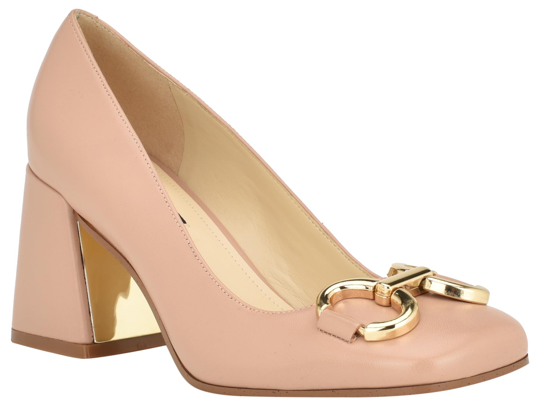 Nine West Women’s CAVEN Pump, Barely Nude 110, 11