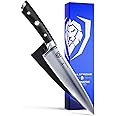 Dalstrong Chef Knife - 7 inch - Gladiator Series Elite - Forged High Carbon German Steel - Razor Sharp Kitchen Knife - Full Tang - Black G10 Handle - Sheath Included - Chef's Knife - NSF Certified