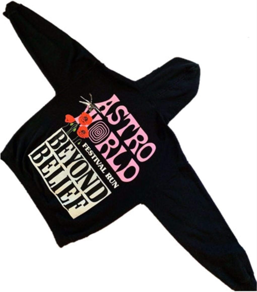 Super Rare Astroword Beyond Belief Travis Scott Festival Run Hoodie