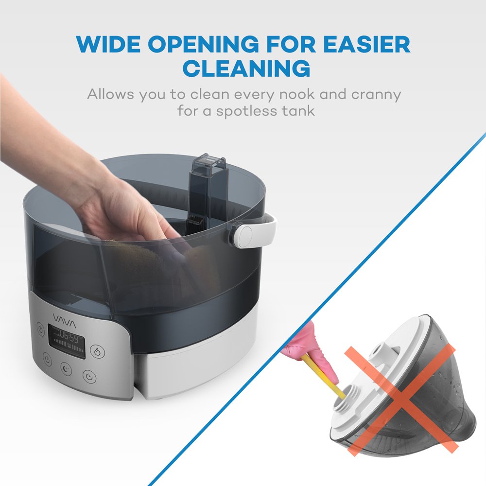 VAVA Top Fill Ultrasonic Humidifier, Cool Mist Humidifiers for Large