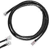 Hoqqf APG Printer Interface Cable CD-101A Compatible with Star TSP Series | 5ft Cable Compatible with Select Epson Printers, RJ12 6-Pin to RJ45 8-Pin Male,Cash Drawer to Receipt Printer Connection