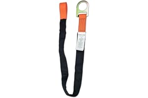 Frontline Fall Protection COS06R Concrete Anchor Strap with One Loop End and One D-Ring End 6' | | ANSI & OSHA Compliant | Po