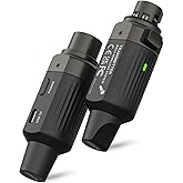 Ulumac Aroma Wireless XLR Transmitter and Receiver, Professional UHF Wireless Microphone System for Stable Transmission, 7-Channel, 130ft Range, Mic Adapter for Dynamic Mic/Audio Mixer/PA/Church, ARC2