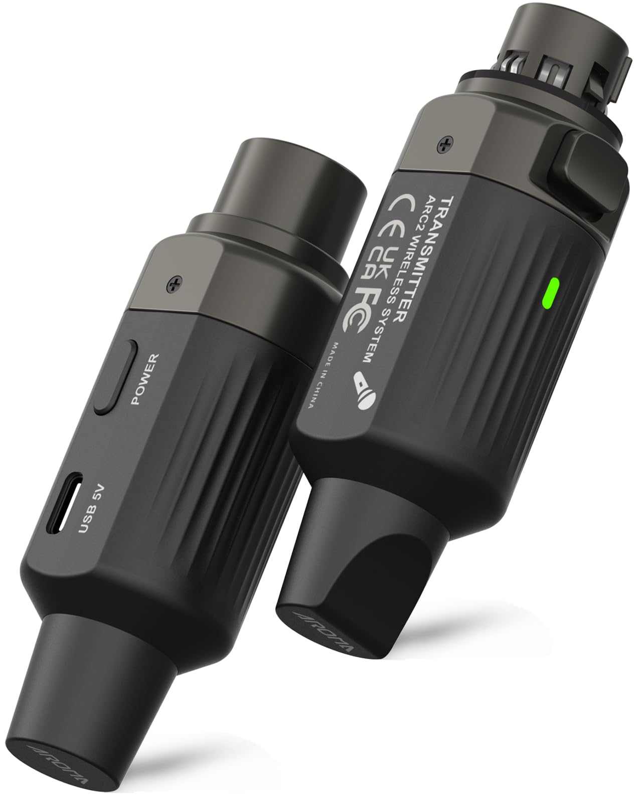 Photo 1 of Ulumac Aroma Wireless XLR Transmitter and Receiver, Professional UHF Wireless Microphone System for Stable Transmission, 7-Channel, 130ft Range, Wireless Mic Adapter for Dynamic Mics/PA/Mixer(ARC2)