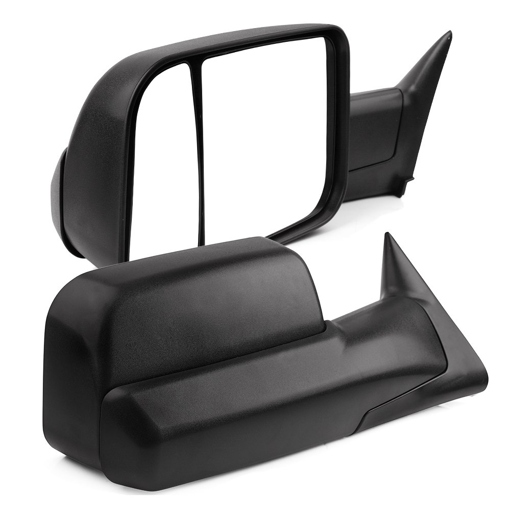 Towing Mirrors Compatible For Dodge Ram, YITAMOTOR Power Manual Flipup