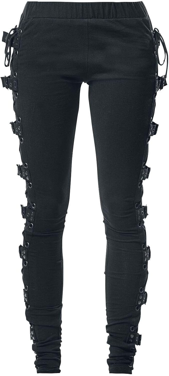 Gothicana by EMP Built for Comfort Donna Leggings Nero Skinny