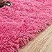 Noahas Luxury Round Rugs for Princess Castle Ultra Soft Play Tent Rug Circular Area Rugs for Kids Baby Bedroom Shaggy Circle Playhouse Carpet Nursery Rugs, 4 ft x 4 ft, Hot-Pink