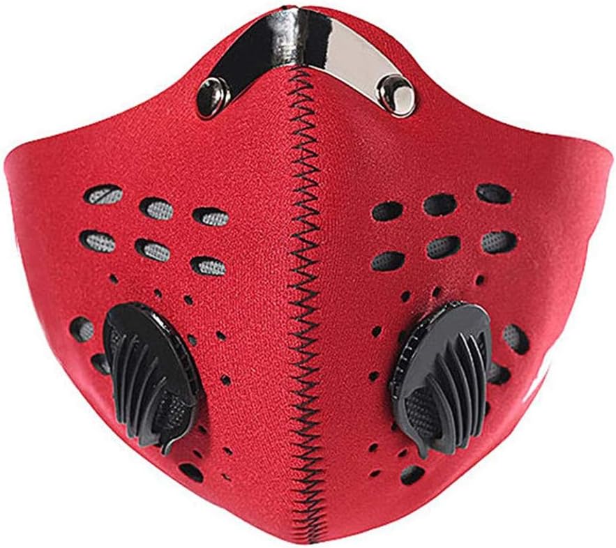 GUANGSHAN Outdoor Riding Cycling Mouth-Muffles for Daily Use（Red，Blue，Black）