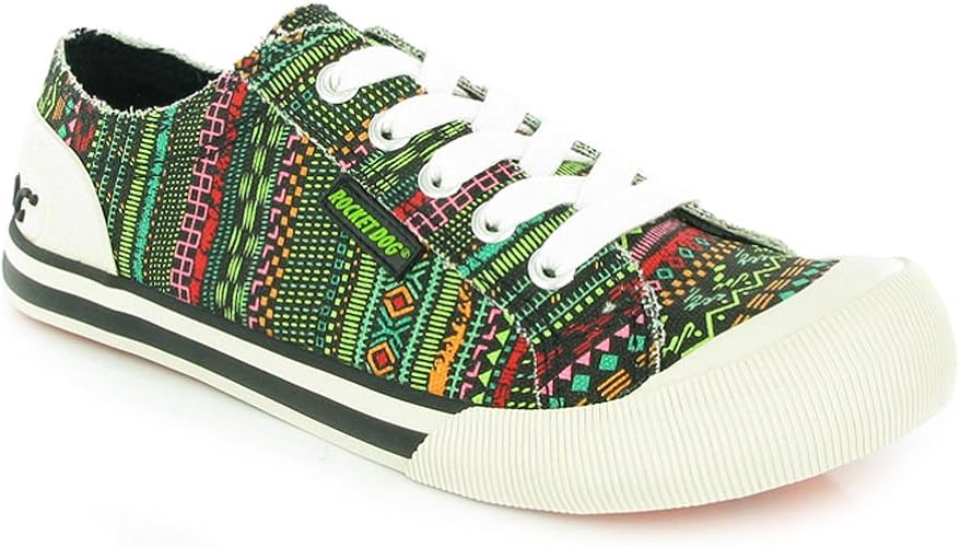 Rocket Dog Women's Trainers, Black Multicolour, US5