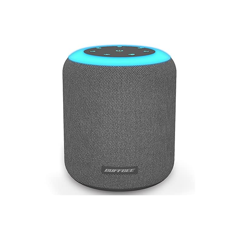 BUFFBEE White Noise Sound Machine for Sleeping with 17 Soothing Sounds, 8 Color Night Light, Memory Function, Fabric…