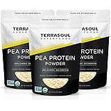 Terrasoul Superfoods Organic Pea Protein, 4.5 Lbs (3 Pack)