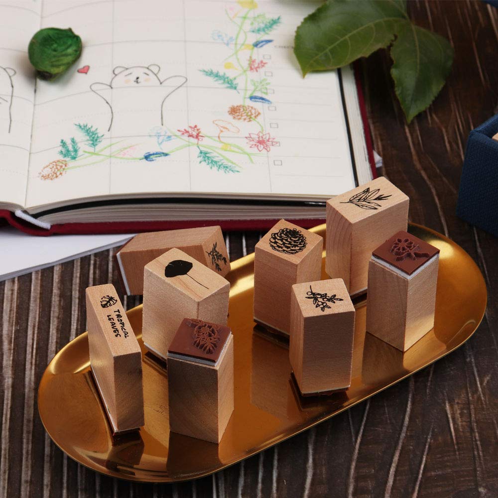 Dizdkizd 19 Pieces Wooden Rubber Stamps Card Making And Scrapbooking Plant And Flowers Decorative Wood Mounted Rubber Stamp Set For Diy Craft Stamps Arts Crafts Sewing Tayfunmumcu Mobworks Com Tr