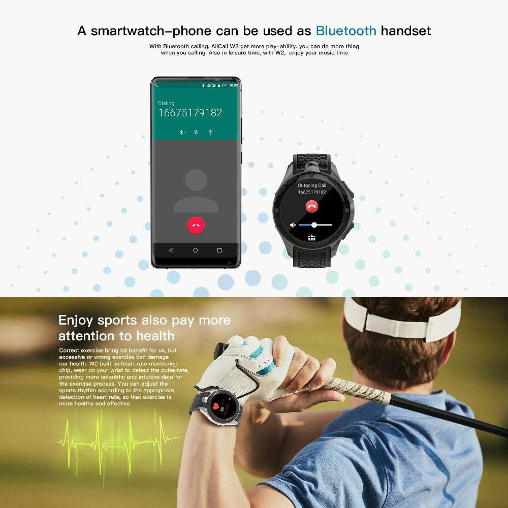 Bbiao Reloj inteligente Bluetooth Ip68 Impermeable Teléfono ...