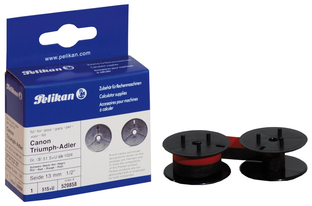 Pelikan Gr. 51 S+U - Print ribbon - 1 x black, red