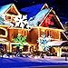 Icicle LED Lights Projector, Automatic Rotating RGB Waterproof Projection Lights, Fairy Landscape Spotlights with 12 Dynamic Slides for Garden, House, Party, Holiday, Villa, Lawn, Outdoor Decorations
