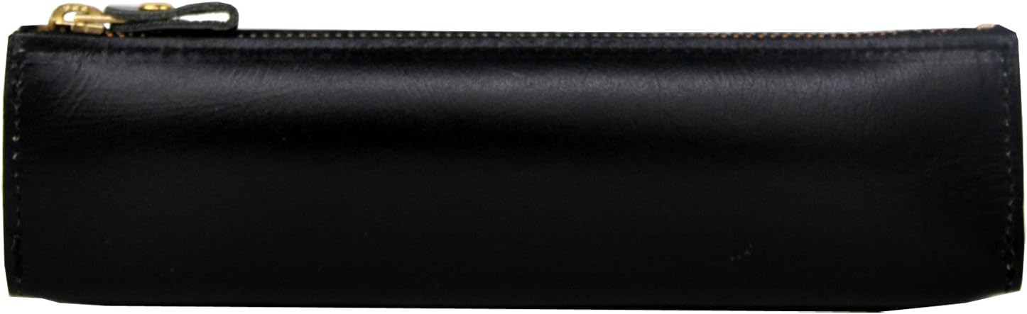 Amazon ライフ ペンケース 本革 大 黒 Sa315a 文房具 オフィス用品 文房具 オフィス用品