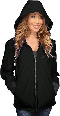 Joey Travel Jacket With Hidden Pockets Women S Black Amazon Co Uk Clothing