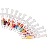 ZFE 12Pcs 5 Gram Metal Polishing Compound Diamond Polishing Lapping Paste Compound Syringes 0.5 to 40 Micron for Metal Jewelers Polishing (12Pcs 5 Gram Metal Polishing Compound)