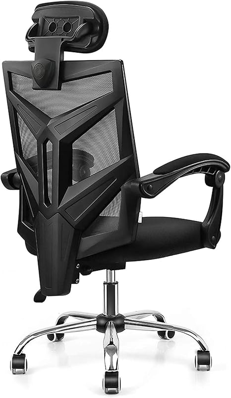 Amazon Com Vanspace Ergonomic Mesh Office Chair High Back Computer Chair Desk Chair Home Mesh Task Chair With Thick Cushion Padded Adjustable Headrest And Armrests Kitchen Dining