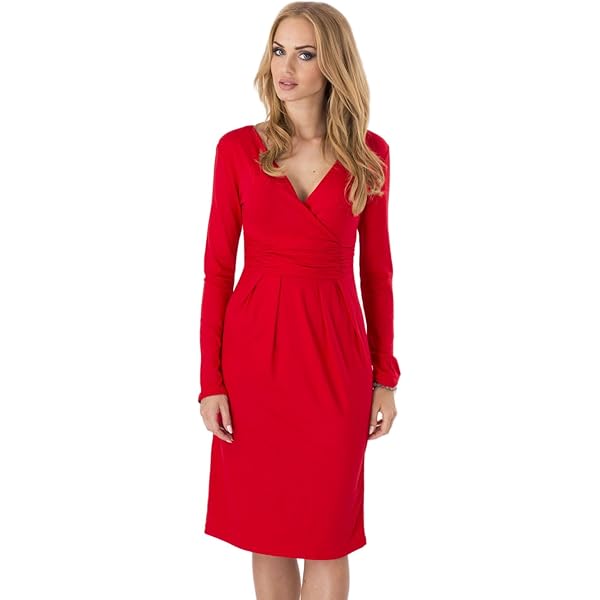 KAREN MILLEN Italian Structured Satin Asymmetric Pencil Midi