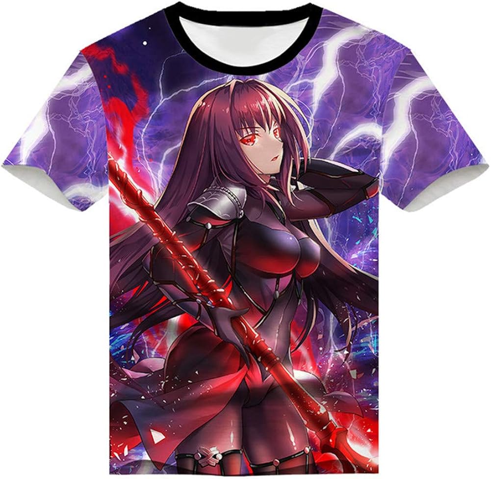 Gumstyle Fate Zero Fate/Stay Night 3D Printed Anime T-Shirt Adult Cosplay Funny Short Sleeve Tee Tops