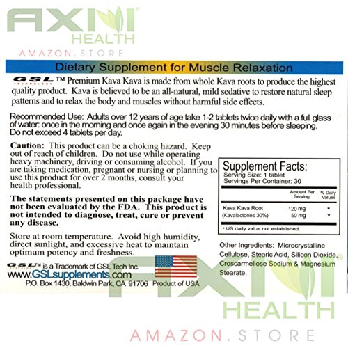 Kava Kava Muscle Relaxant and Sleep Aid