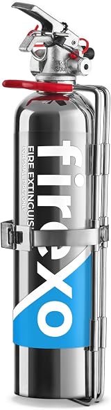 Firexo All in One 500ml Stainless Steel Fire Extinguisher Chrome view 6