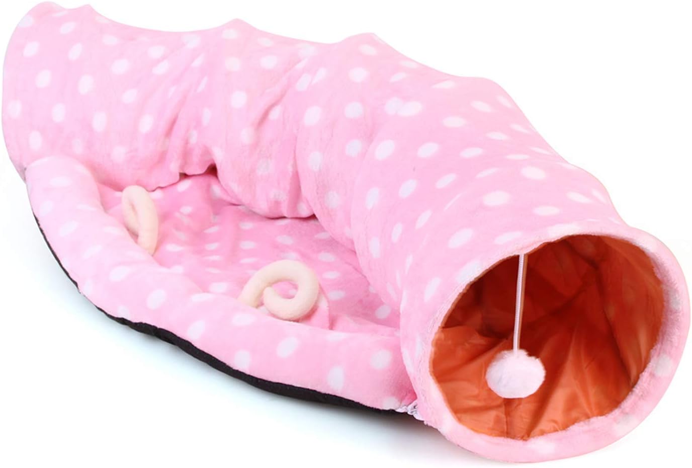 PETCUTE Cat Tunnel Bed Cat Tube Tunnel Cat Tunnels for indoor cats cat