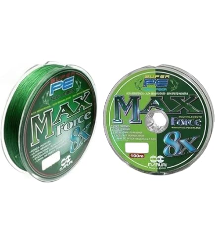 Linha de Pesca Multifilamento Maruri Max Force 8X Verde Carretel