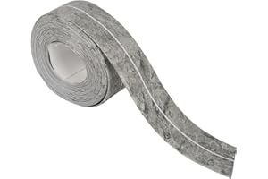 EVERDIJ Caulk Tape Sealant Strip, Self Adhesive Caulk Tape Sealant Strip, 16.4/32.8Ft PVC Waterproof Sealing Tape for Kitchen Bathtub Countertop Bathroom Toilet Sink Wall Corner (32.8FT Grey Marble)