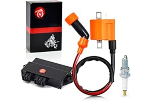 MOTO1988 CDI Box & Ignition Coil Spark plug For Yamaha Warrior 350 1997 1998 1999 2000 2001 348cc 3GD-85540-40-00